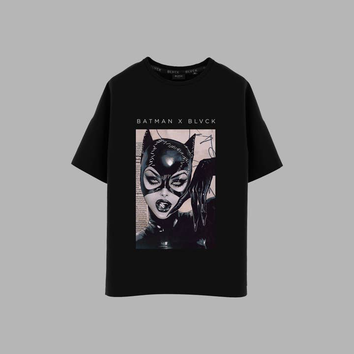 Blvck Paris – wholesale Screen printed t-shirt – unisex – Batman x Blvck 'Catwoman' Tee