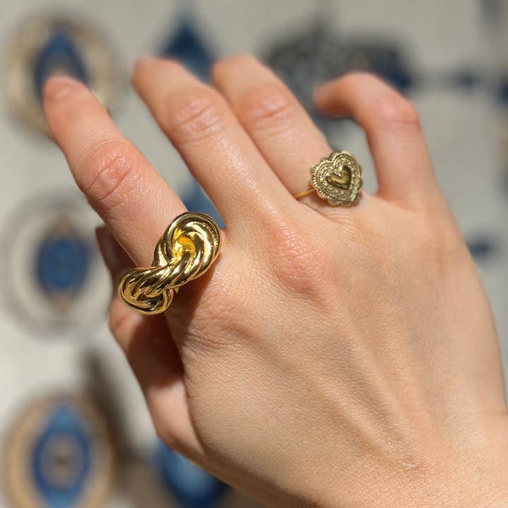 Cassette Barcelona - Wholesale Band/Stacked Ring - Clementine Stainless Steel Ring3