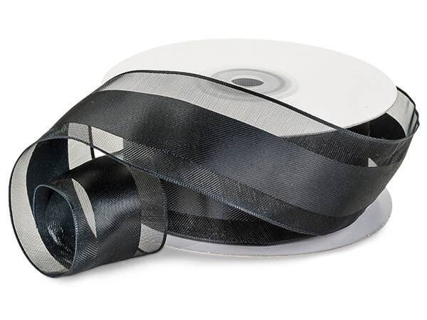 Nashville Wraps - Wholesale Ribbon - Gift Wrapping - Wired Satin Stripe Sheer Ribbon8