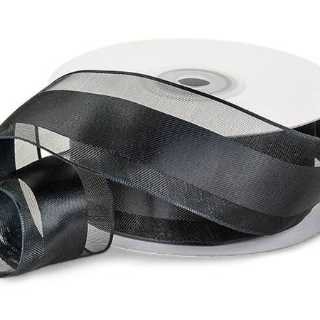 Nashville Wraps - Wholesale Ribbon - Gift Wrapping - Wired Satin Stripe Sheer Ribbon8