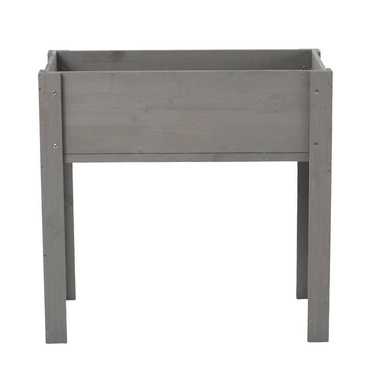 39F Inc. - Wholesale Planter Box - 31" Raised Garden Bed with Legs, Brown/Grey15