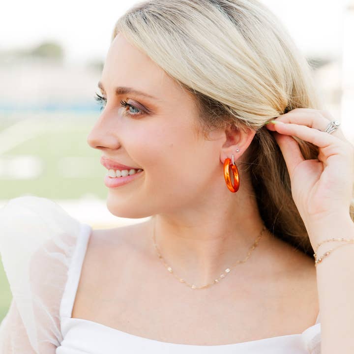 Taylor Shaye Designs - Wholesale Hoop Earrings - Gameday Metallic Hoops10