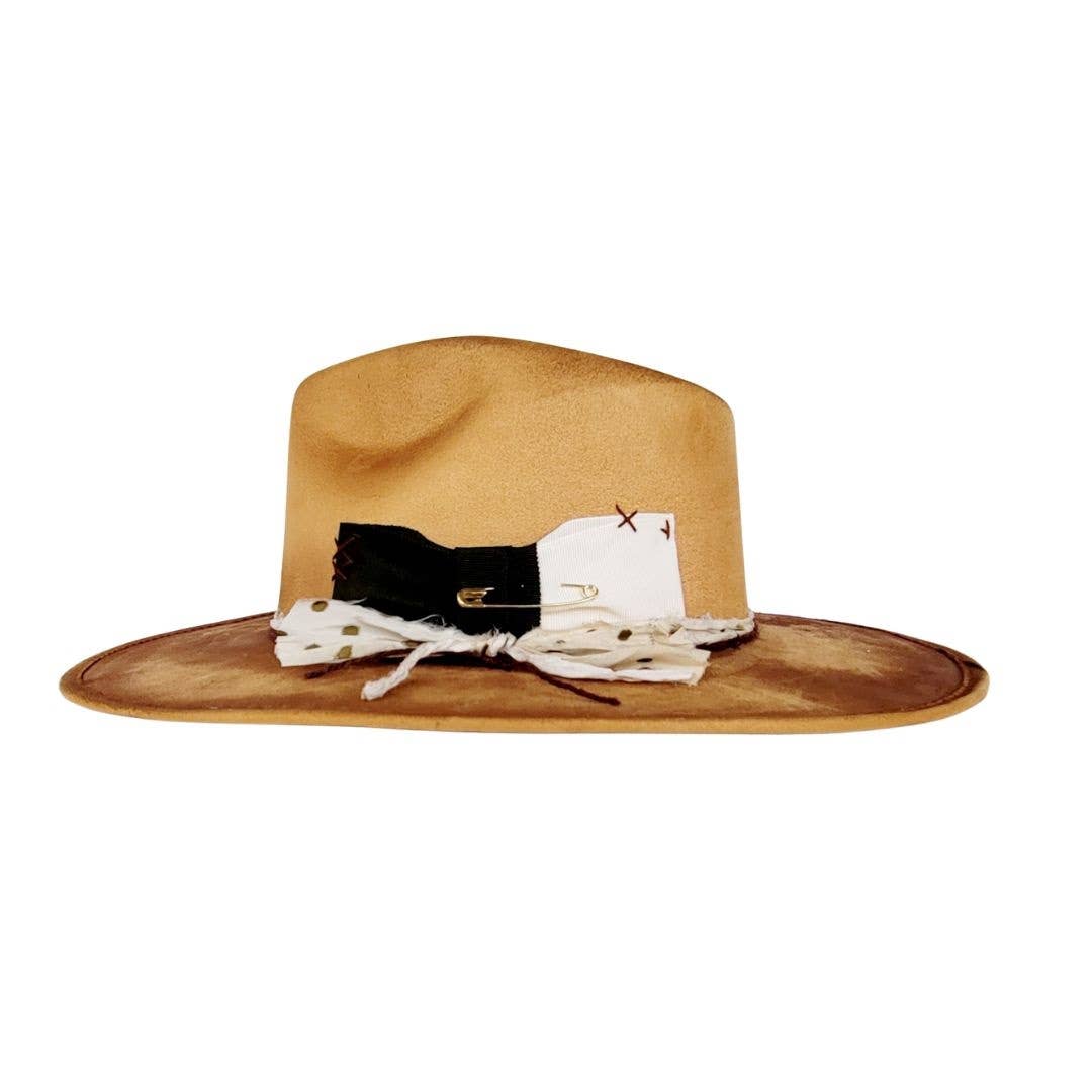 MUSTARD Pellam Rancher Crown Hat for wholesale on Faire5