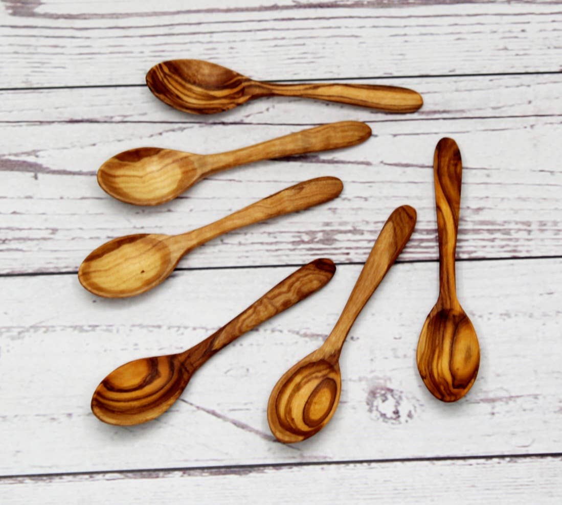 DAGDEG - Wholesale Table Spoon (Cutlery) - Small olive wood spoons – 10 cm
