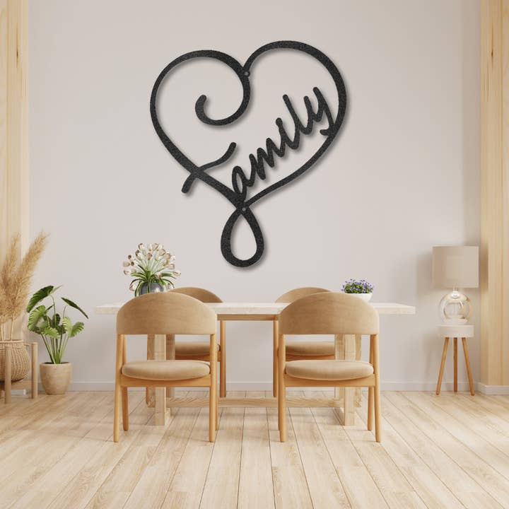 Family Love - Steel Sign for wholesale by MetalDecor4U
