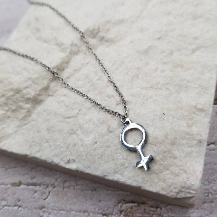 Feminist Symbol Necklace for wholesale by Treasure Wholesale