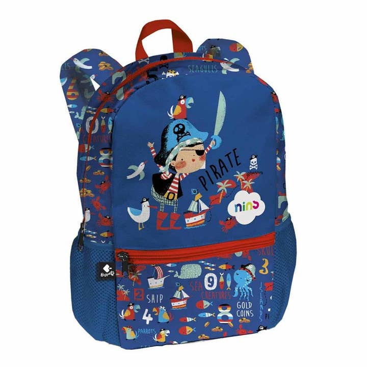 Sac à dos pour enfant bleu avec motif Pirate pour la vente par Busquets