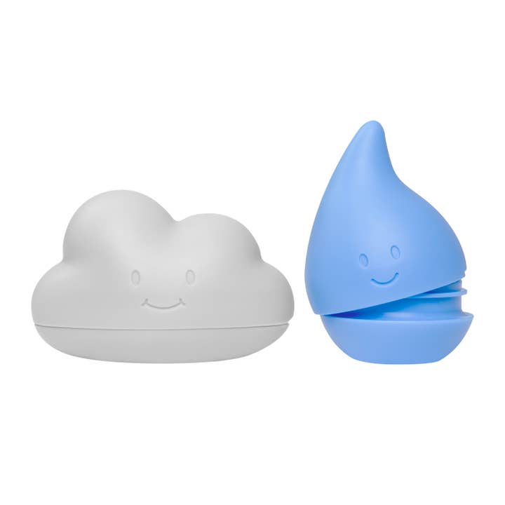 Cloud & Droplet Bath Toys, Set of 2 for wholesale by Ubbi