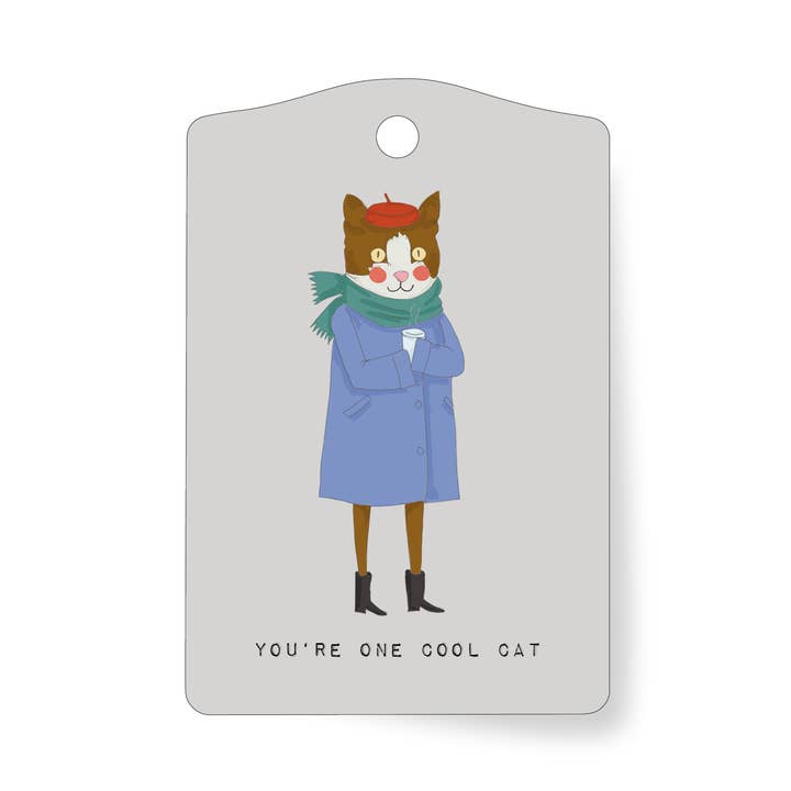 Cool Cat | Luggage Tag for wholesale by MIAO Papeterie