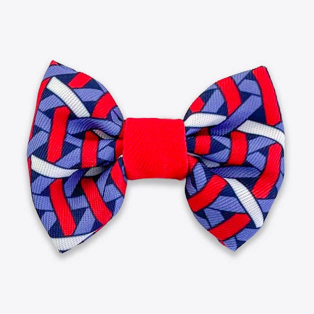 Dog Bow Tie: Knightsbridge Violet for wholesale by WYLD CUB