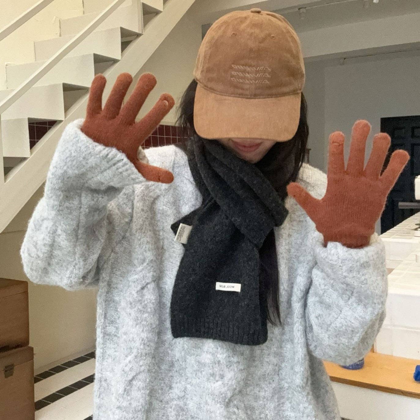 VividLux - Vente Écharpe – femme - Écharpe Enveloppante Unie Confortable14