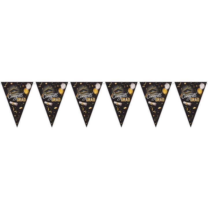 Graduation Oversized Pennant Banner for wholesale by Beistle