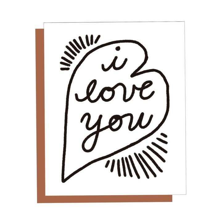 I love you! for wholesale by Amiga Hormiga Studio