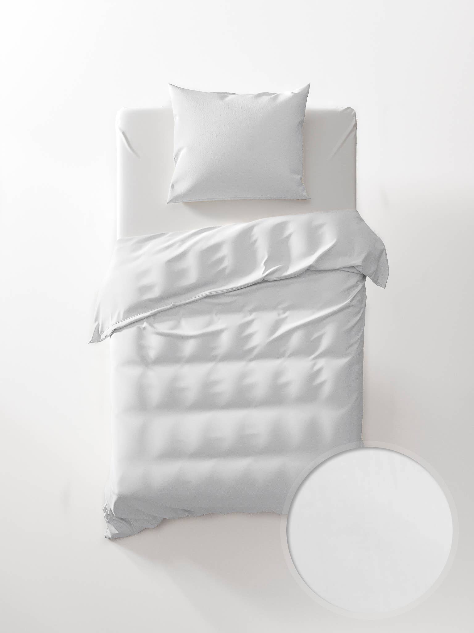 Heckettlane - Wholesale Bedding Set - Percale Bettwäsche (German version) 135 Optic White1