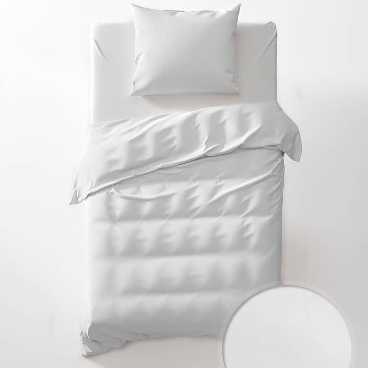 Heckettlane - Wholesale Bedding Set - Percale Bettwäsche (German version) 135 Optic White1