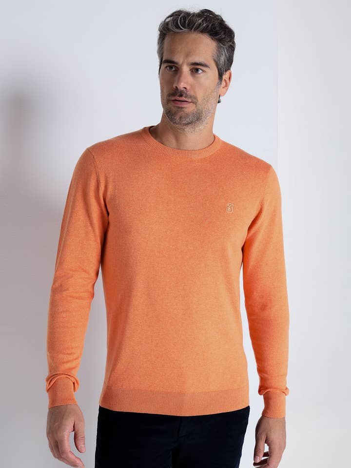 BENDORFF - Maillot basique Illusion à col rond en tangerine pour la vente par PAUSANT SHOP ONLINE