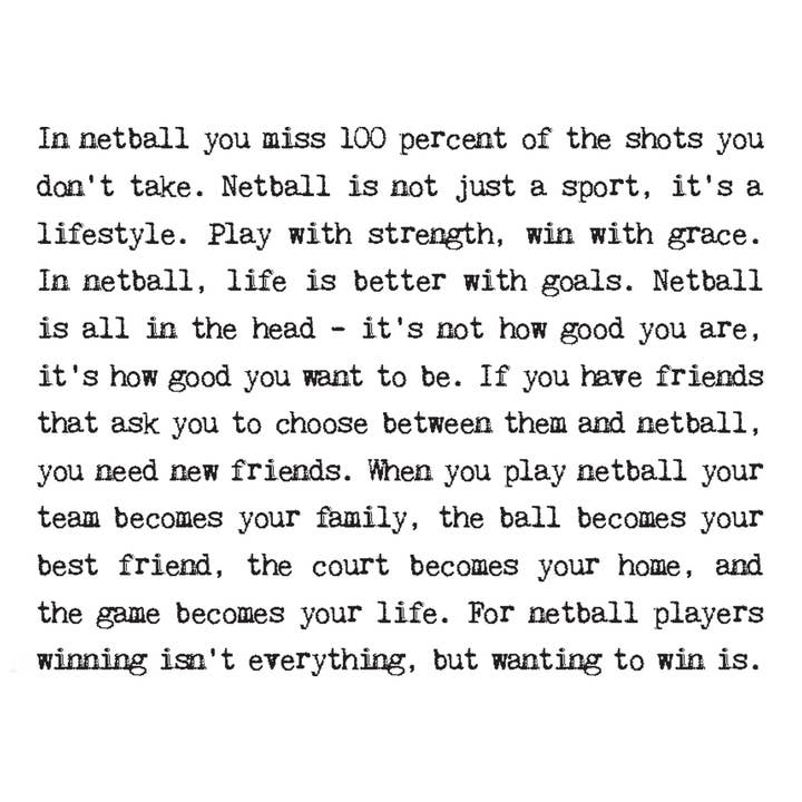 Coulson Macleod (U.S. Duties Paid) - Wholesale Everyday Greeting Card - Netball Enthusiast Card1