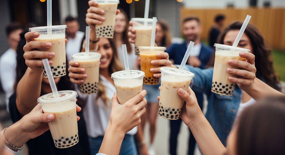 Bubble Tea Supply - Wholesale DIY Drink Kit - At Home Taro Boba Kit2