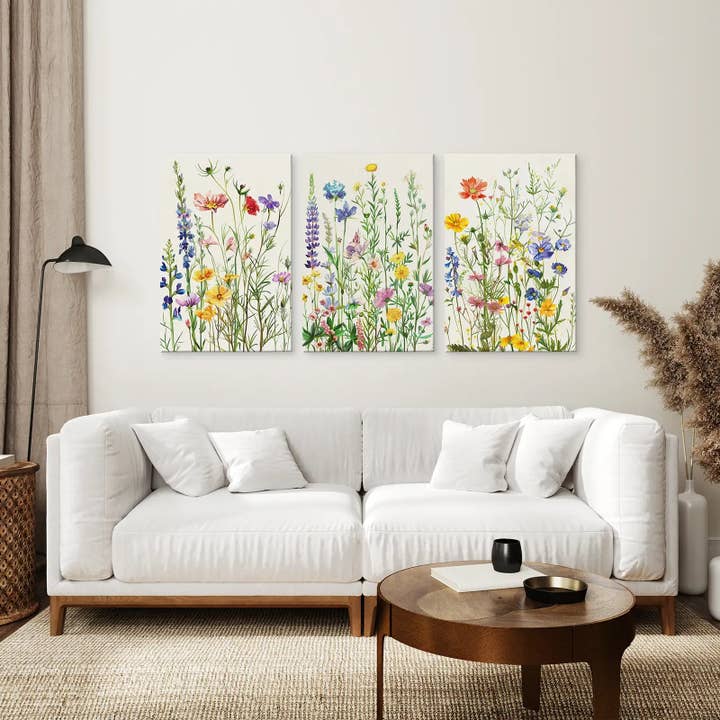 Art Lane - Wholesale Art Print - Wildflower Floral Wall Art. Watercolor Print3