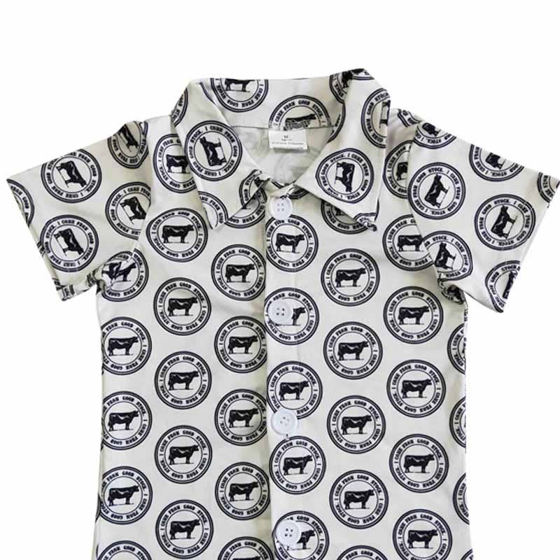 Aier Wholesale - Wholesale Button Down Shirt - Kids - Baby Boys western button up shirts 73