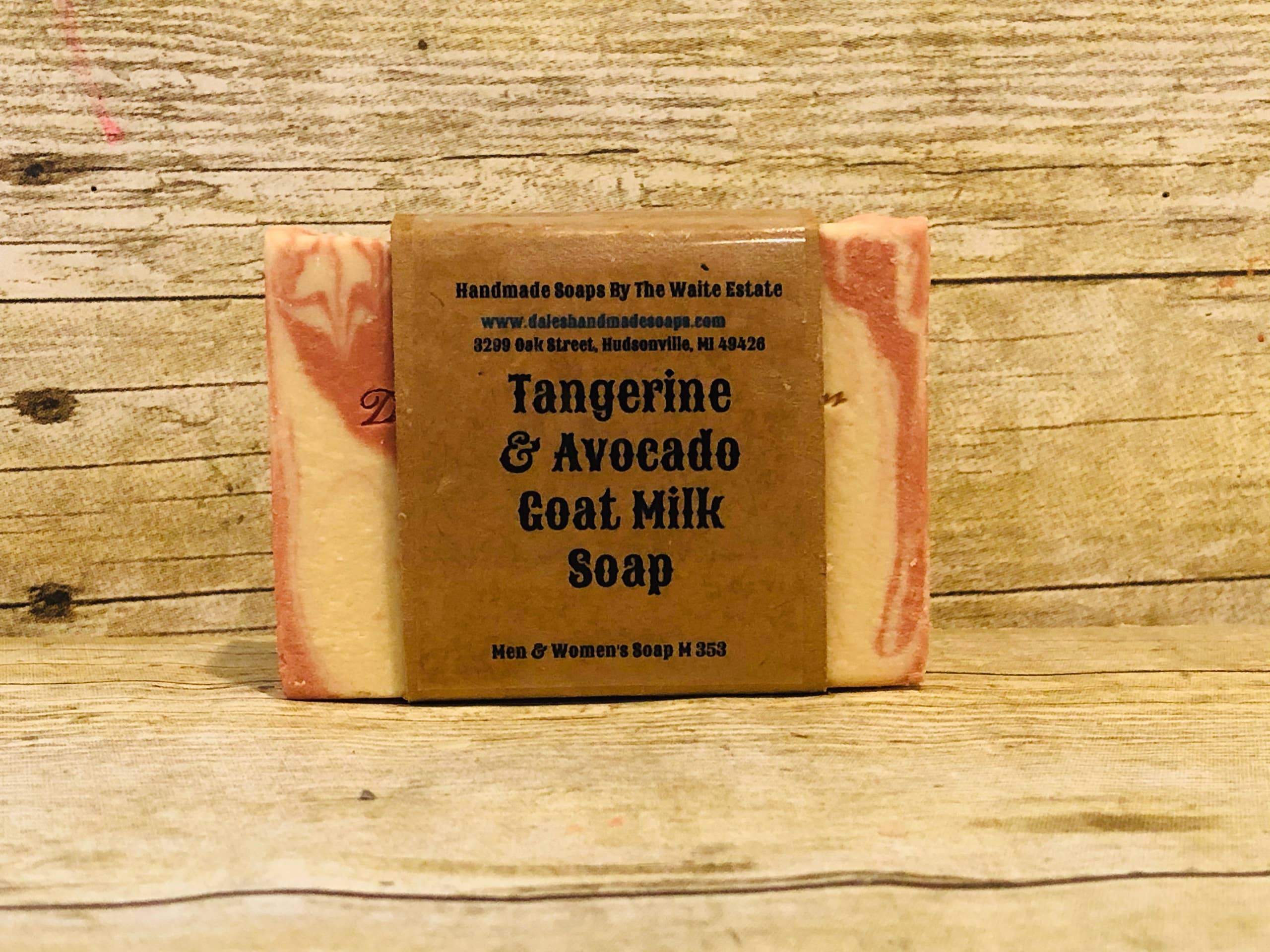 Dales Handmade Soaps & More - Wholesale Bar Soap - Tangerine & Avocado Goat Milk Soap1