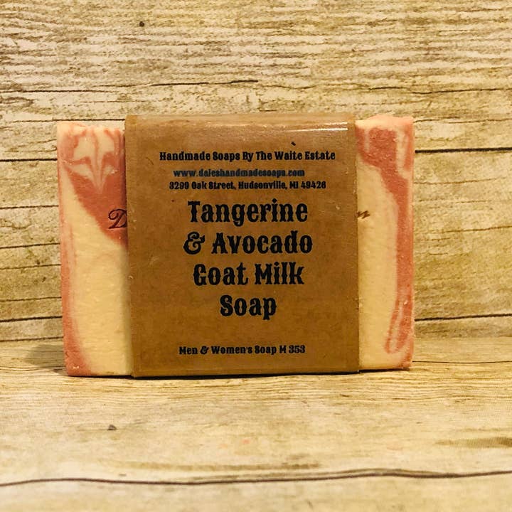 Dales Handmade Soaps & More - Wholesale Bar Soap - Tangerine & Avocado Goat Milk Soap1