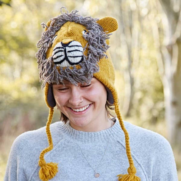 The Paper High Gift Company Limited - Wholesale Kids Hat - Kids - Handmade Woollen Animal Winter Hat - Woolly Hat17
