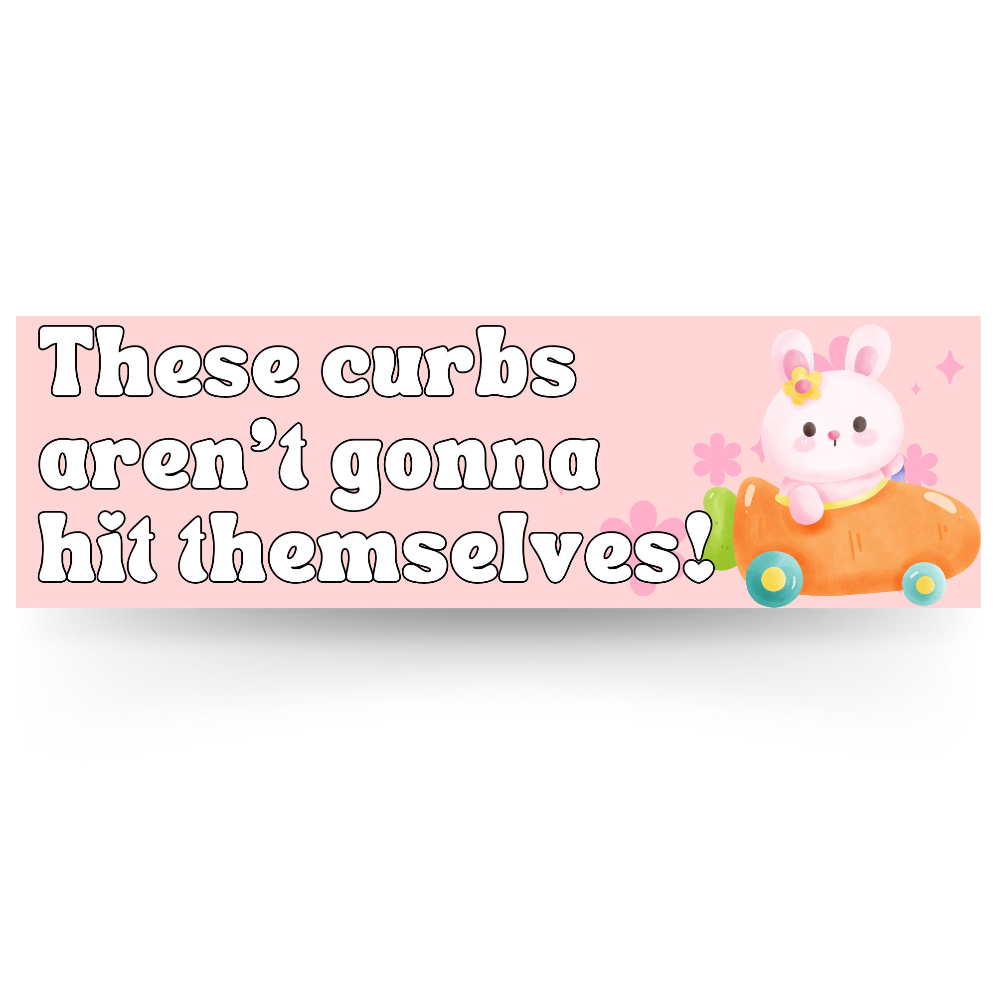 Philly Frogs - Vendita all'ingrosso Adesivo - Adesivo per paraurti in vinile These Curbs Aren't Gonna Hit Themselves0