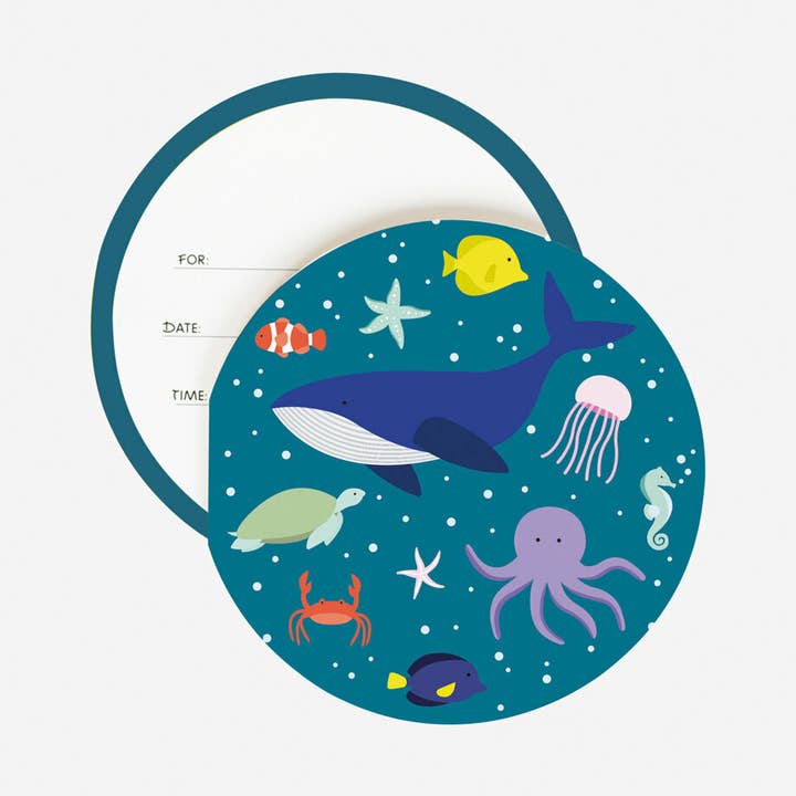 Convites para o fundo do mar por atacado de My Little Day