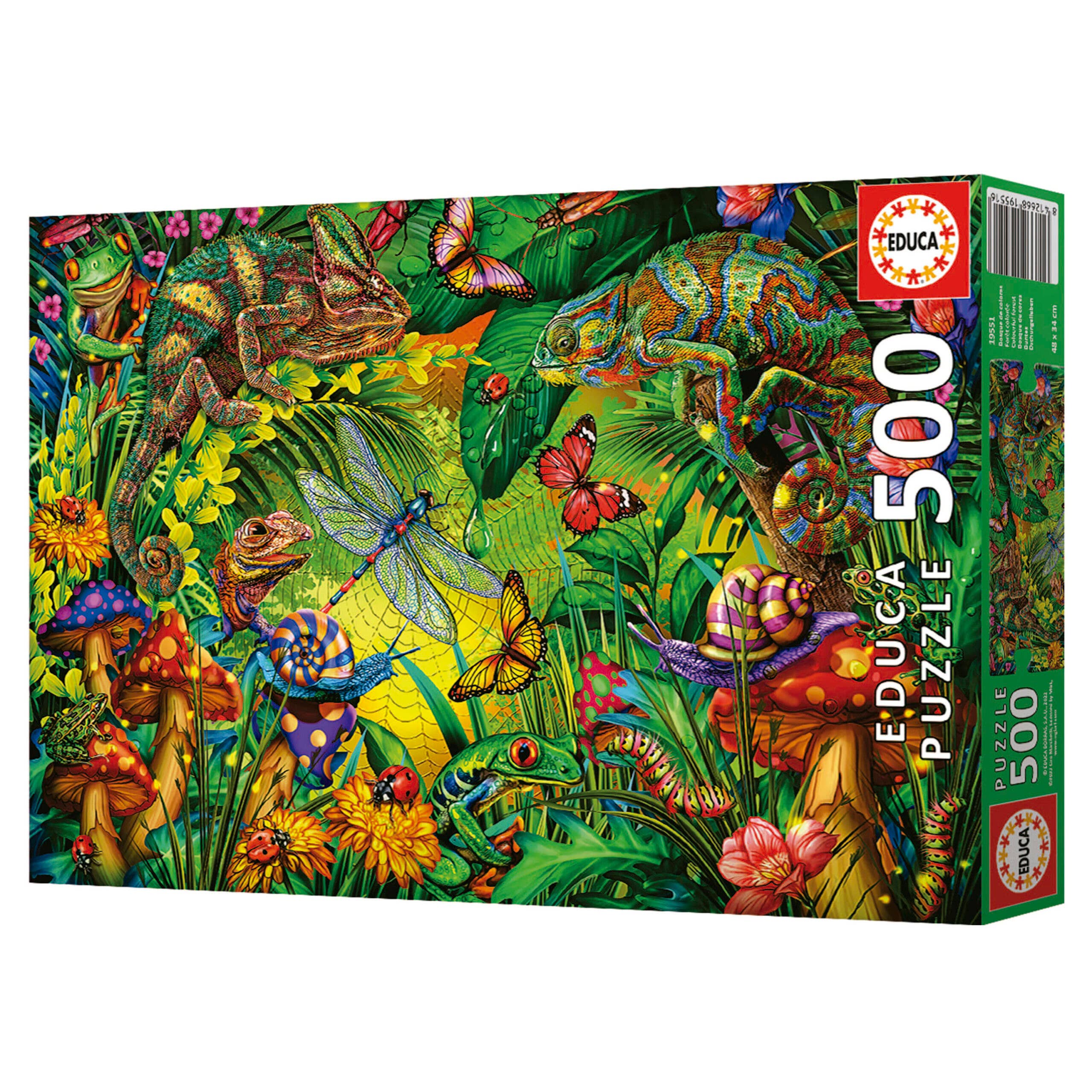 Hobby-lines – wholesale Puzzle – Adult – Colourful Forest 500pc Puzzle | ED195511