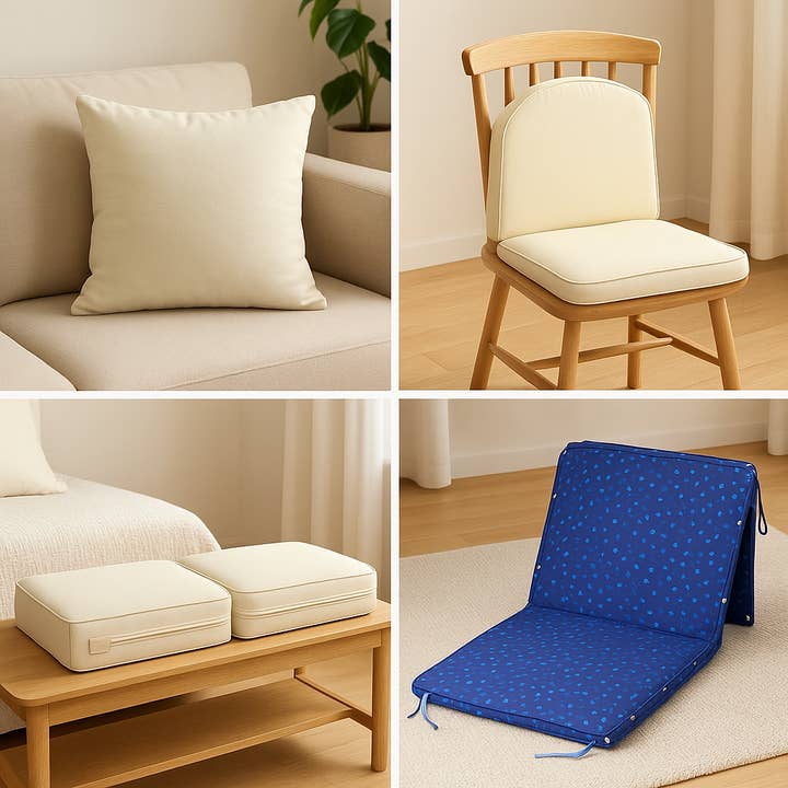 Salzmann Restwaren GmbH - Venta al por mayor Cojines para sillas - Cojín de asiento para exteriores Dedon, cojín para muebles de jardín