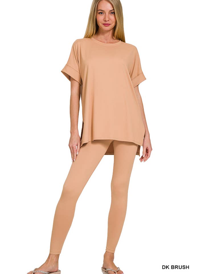 42POPS – Großhandel Loungewear-Set – Damen – Mikrofaser-Oberteil & Leggings 2-teiliges Set36