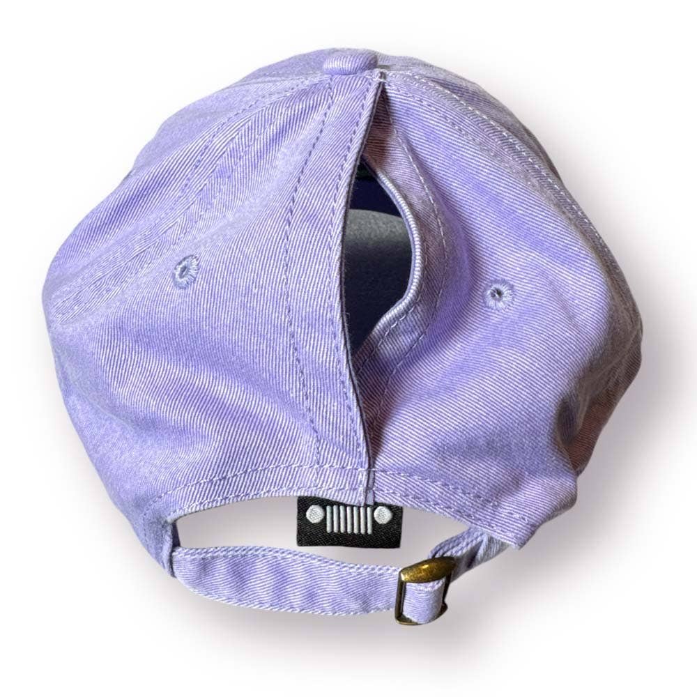 Detroit Shirt Co. - Wholesale Ponytail Cap - Women's - Hat - Jeep Chino Twill Ponytail with Chenille Text Patch6