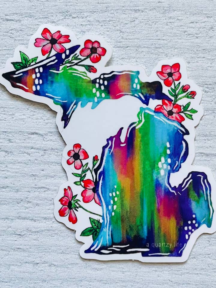 Adesivo Michigan per la vendita all'ingrosso da parte di A Quartzy Life