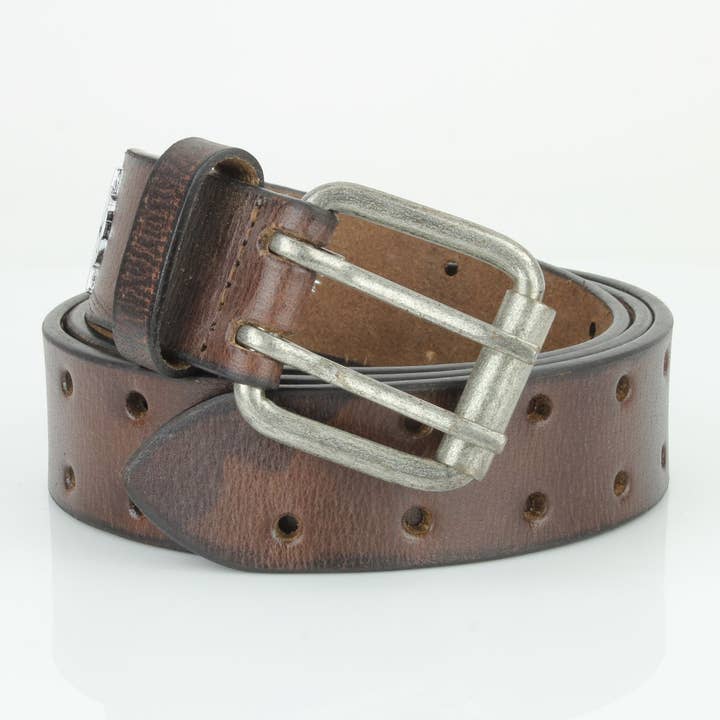 Leather Impressions Inc – wholesale Belt – Men's – Double Prong Full Grain Leather Belt ABB 008 8