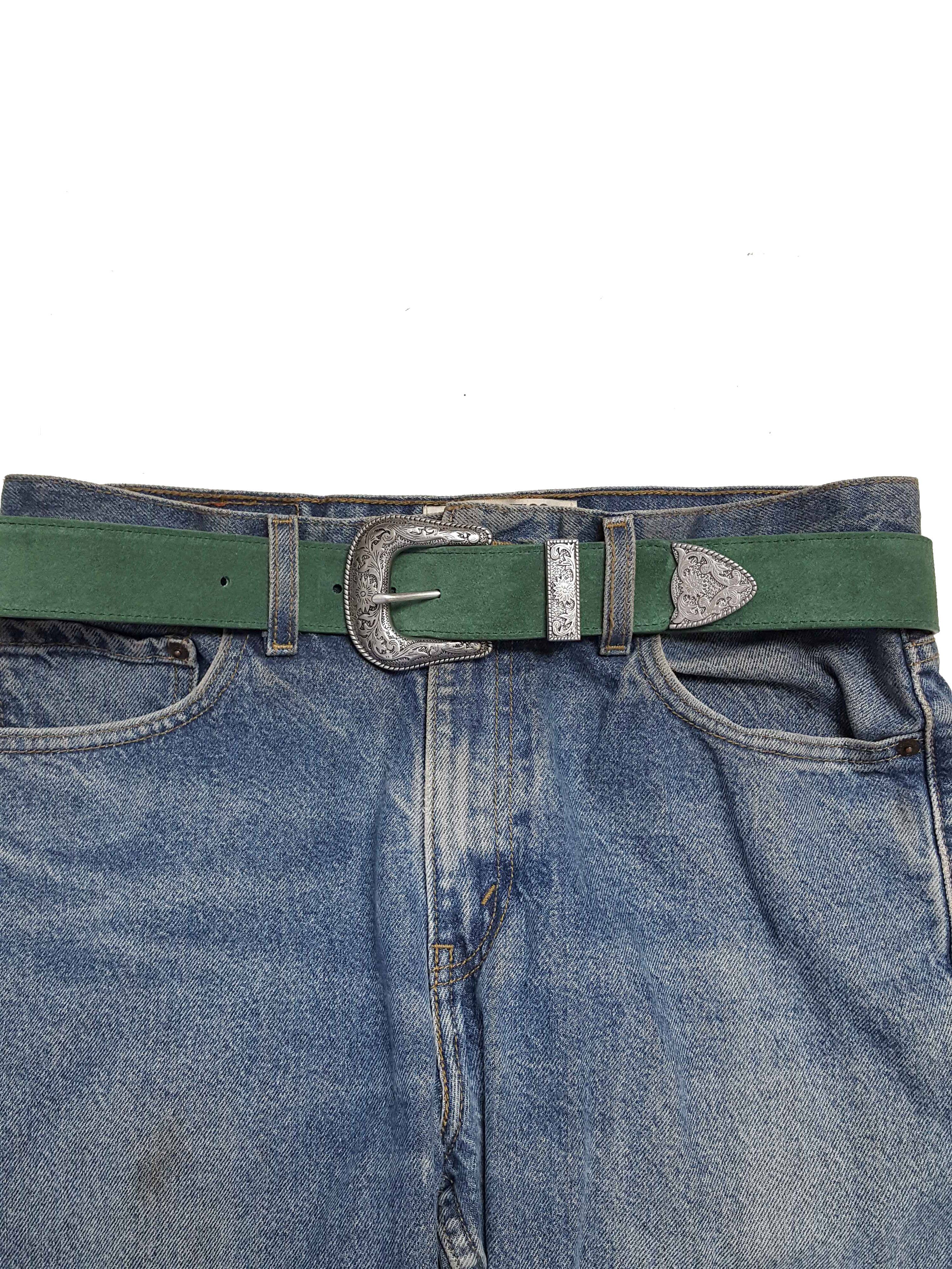 Axesoria West - Vente Ceinture – femme - Ensemble ceinture en daim véritable avec boucle western9