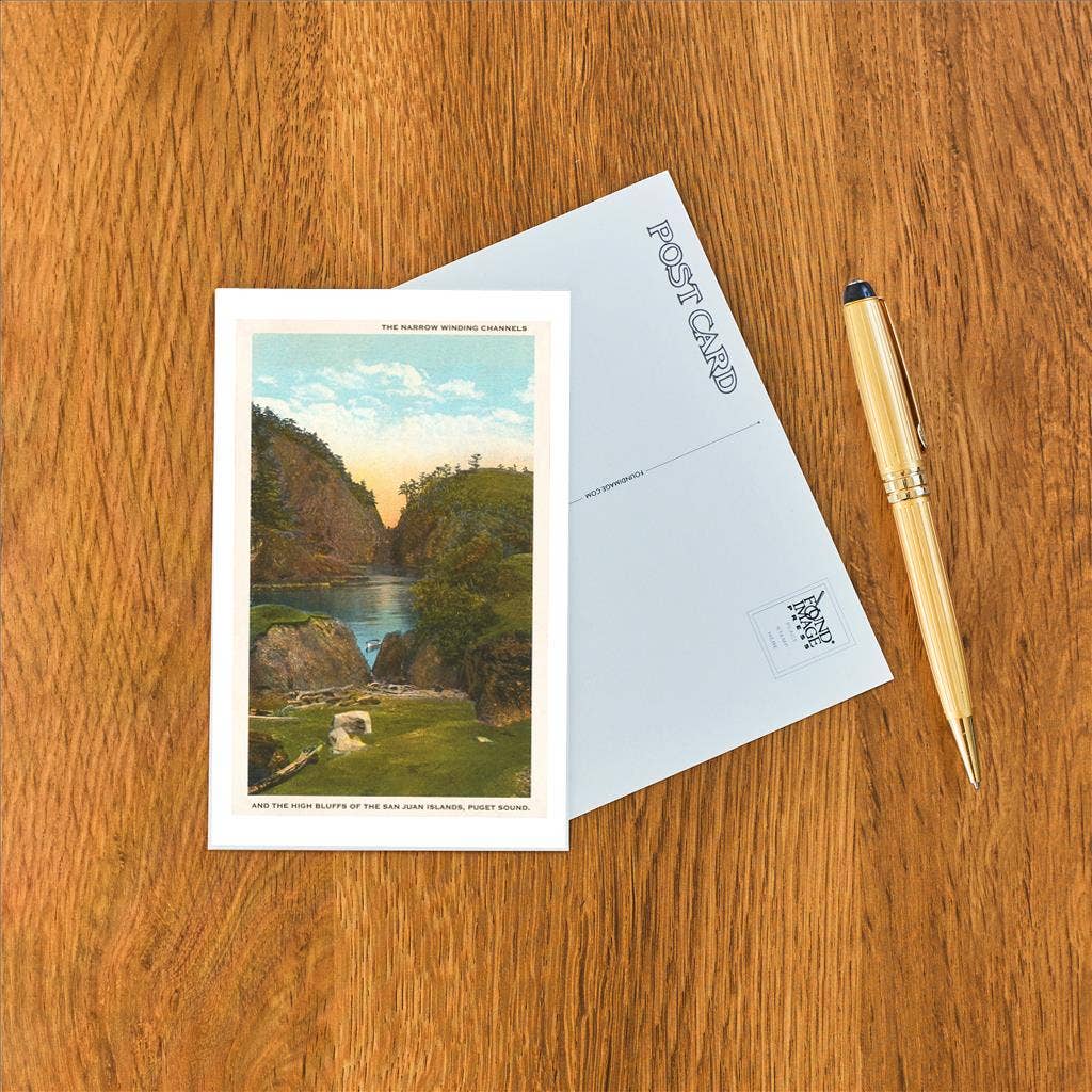 Found Image Press - Wholesale Postcard - Postcard WA-96 San Juan Islands, Puget Sound1