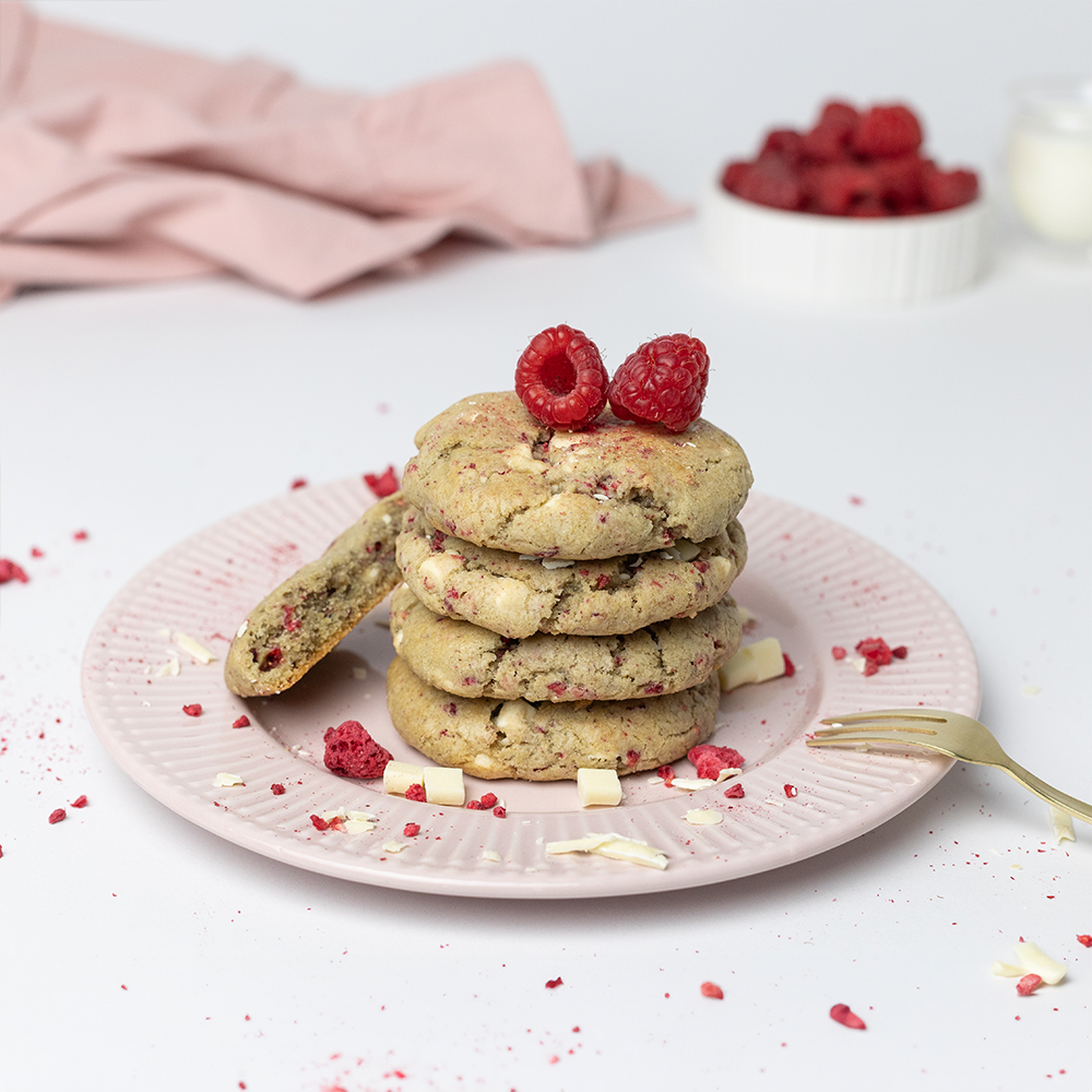Bake Affair GmbH - Wholesale Cookie Mix - Raspberry cookie baking mix with white chocolate2