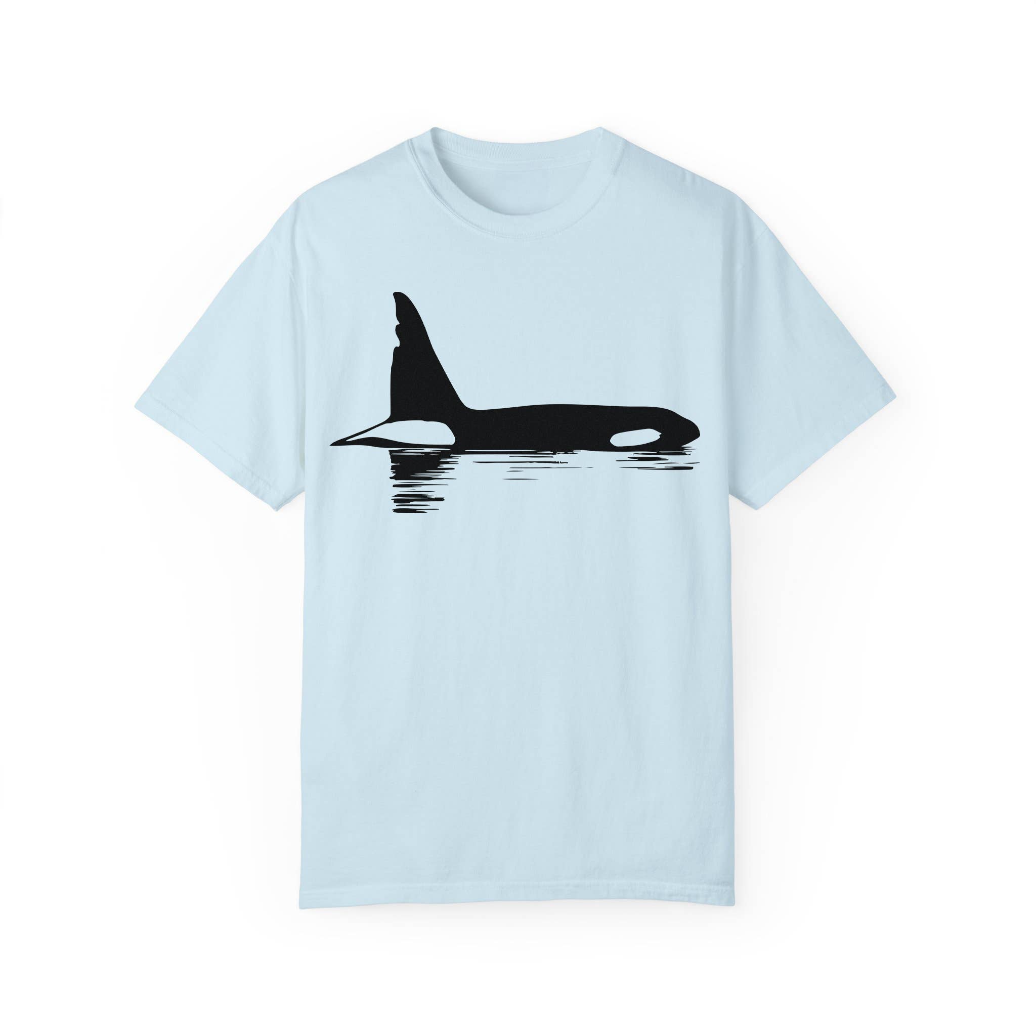 Our Wild Puget Sound – wholesale Screen printed t-shirt – unisex – Chainsaw the Orca Screenprinted T-shirt | Killer Whale Shirt1