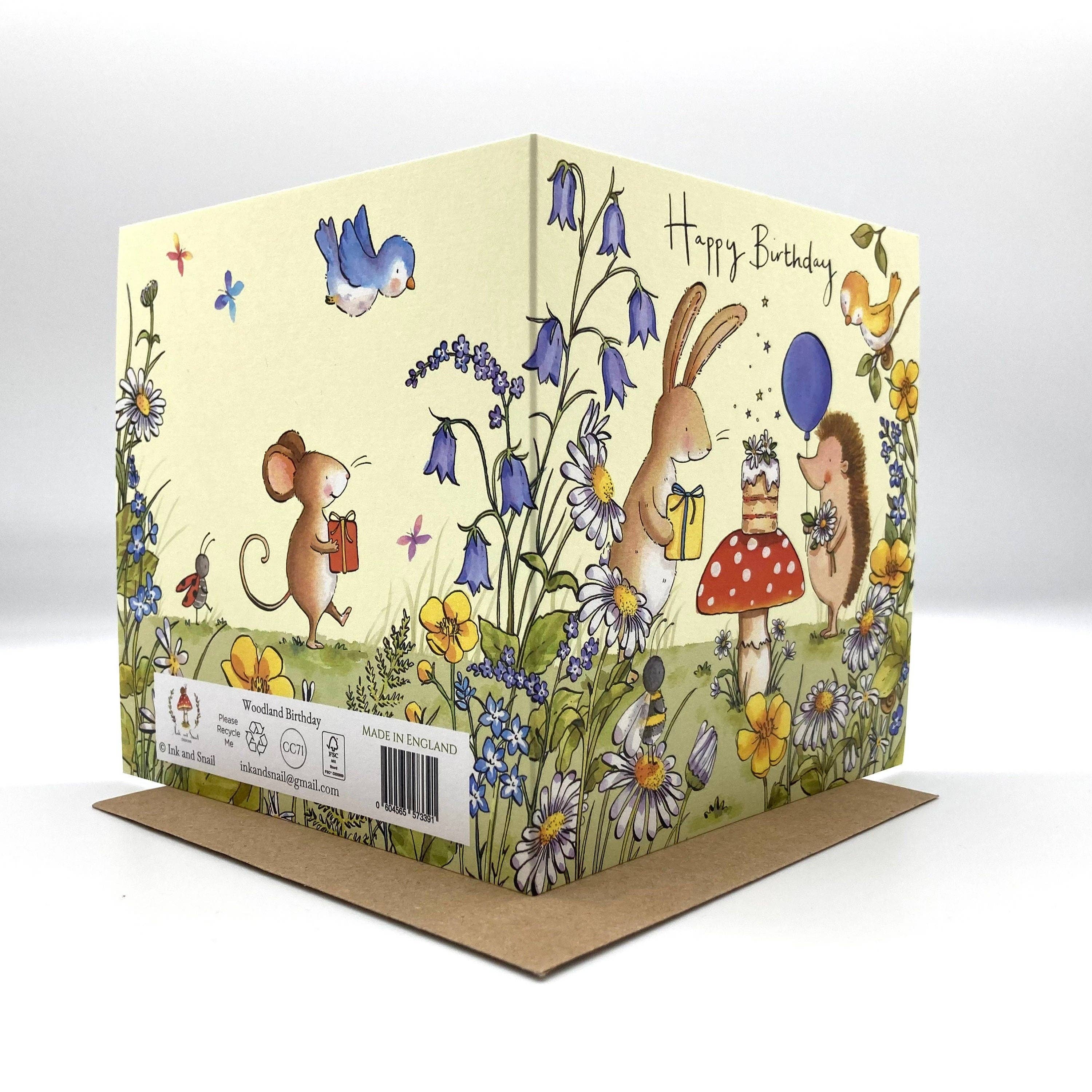 Ink and Snail Limited – Großhandel Geburtstagskarten – Geburtstagskarte - Woodland Birthday2