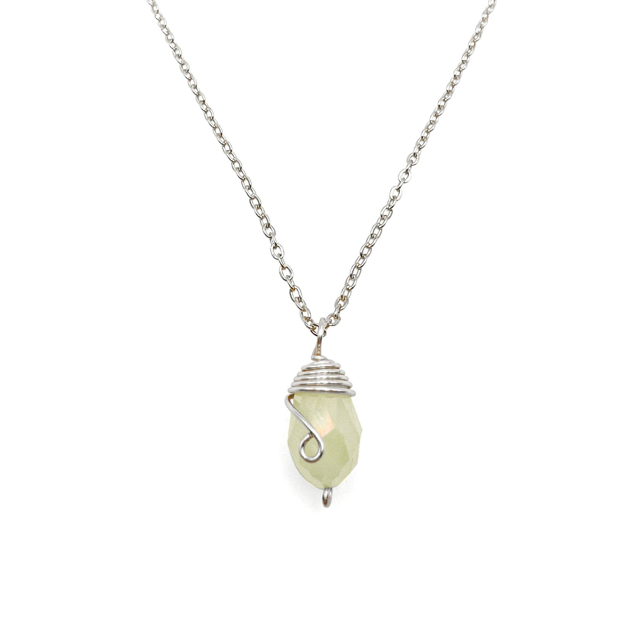 Alegria Accessories Inc. - Wholesale Pendant/Charm Necklace - Silver Birthstone necklace5