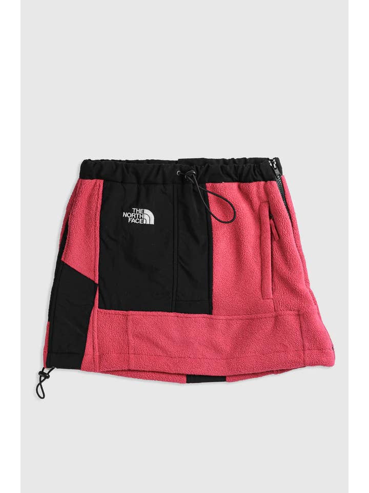 Frankie Collective - Venta al por mayor Falda - Mujer - Falda Mini de Forro Polar Rework North Face31