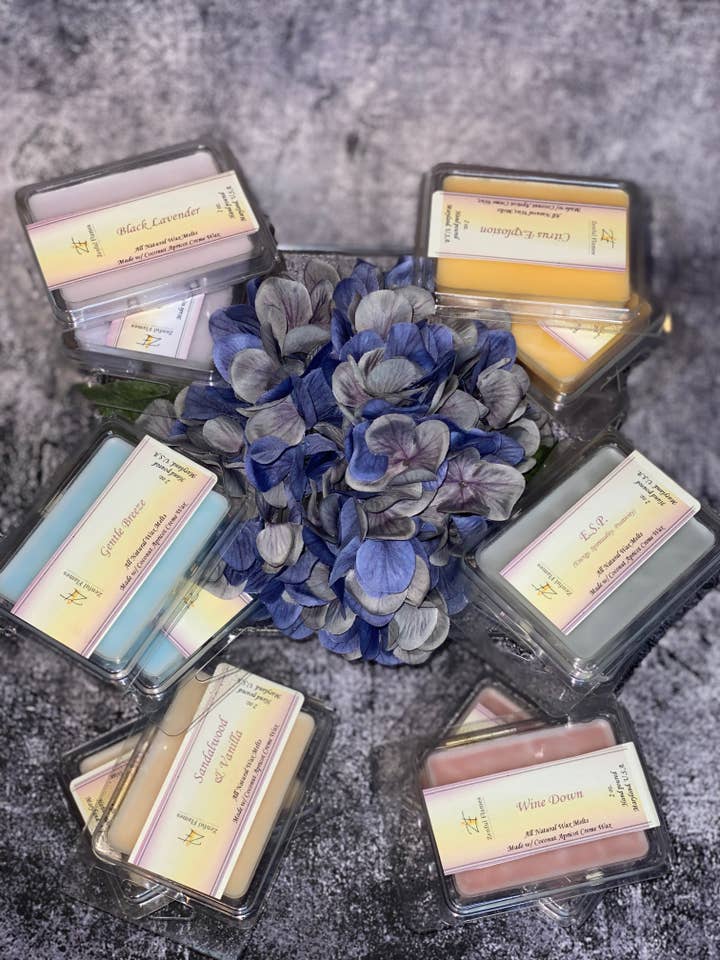 Zenful Peace Wax Tarts for wholesale by Zenful Flames Candle Co.
