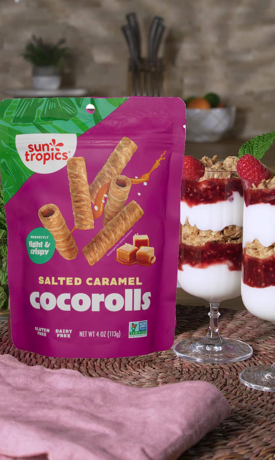 Sun Tropics – wholesale Kakor – Sun Tropics CocoRolls - Salted Caramel, 12 förpackningar à 113 g4