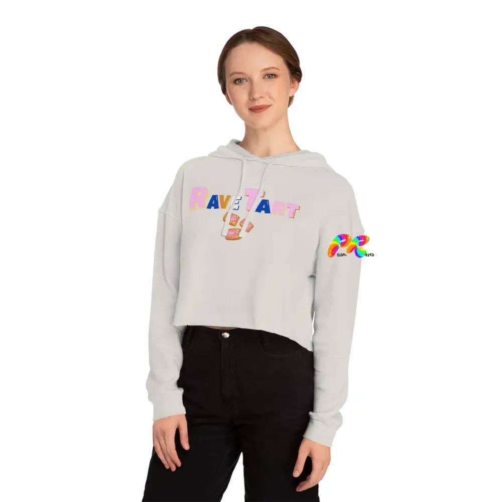 Prism Raves – Hoodie – Mulher por atacado – Moletom com capuz Rave Tart Cropped14