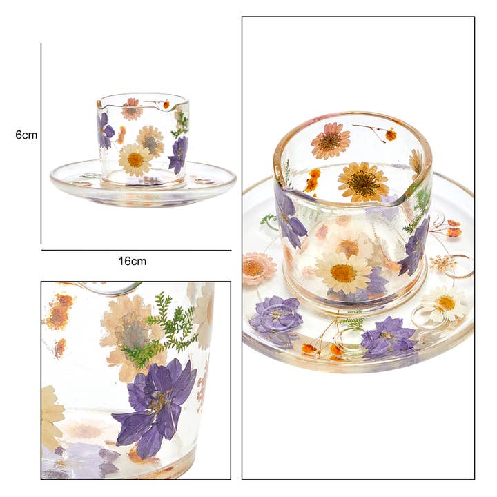 The Wine Savant / Khen Glassware - Wholesale Craft Supplies - Painter's Cup & Palette Set3