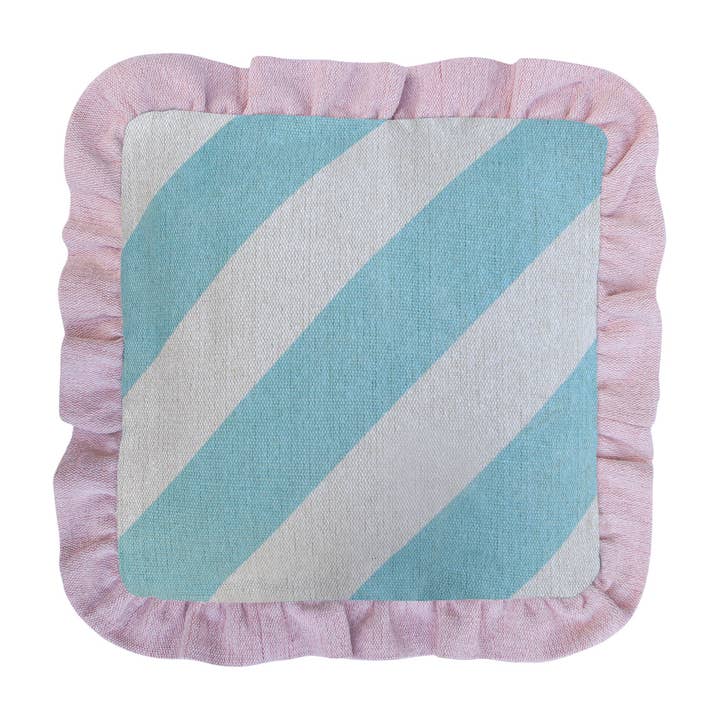 Cojín Abba Frill al por mayor, solo funda para venta al por mayor de Oak & Ave