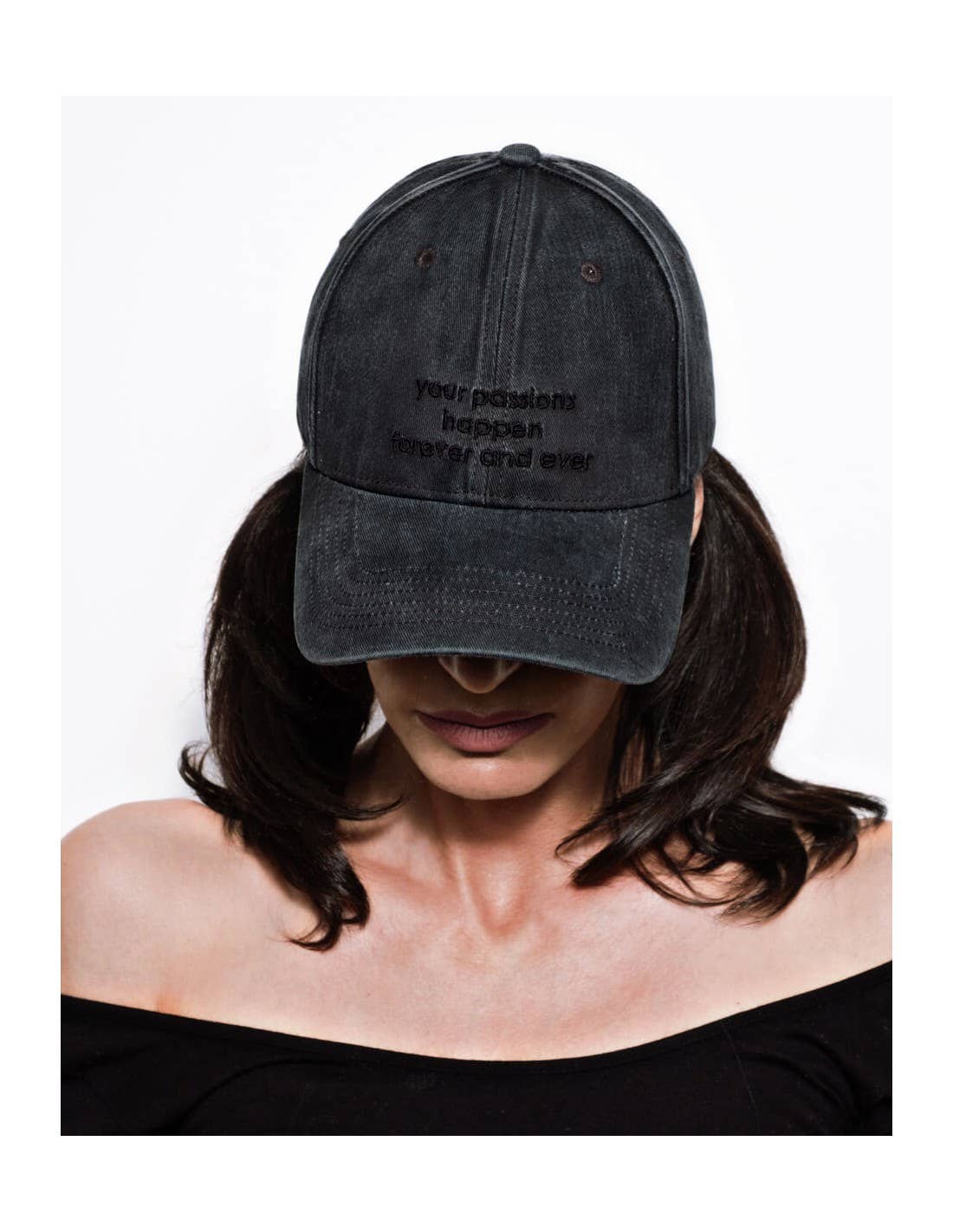 Horizonte Galego S.L. - Wholesale Baseball Cap - Women's - Denim Baseball Cap - Distressed Grey - Unisex
