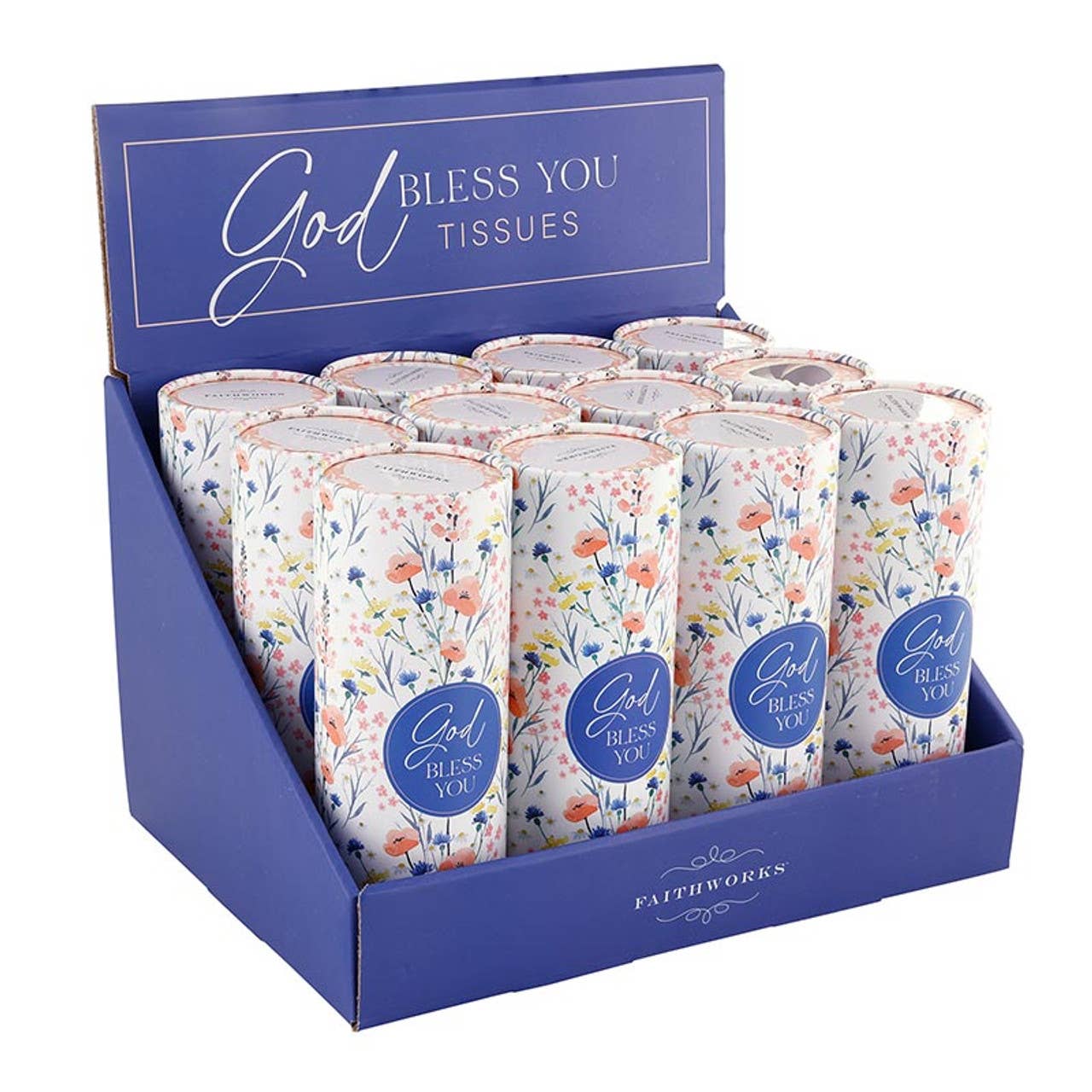 Faithworks by Creative Brands - Wholesale Tissue Box - Tissue Display  - Meadow1