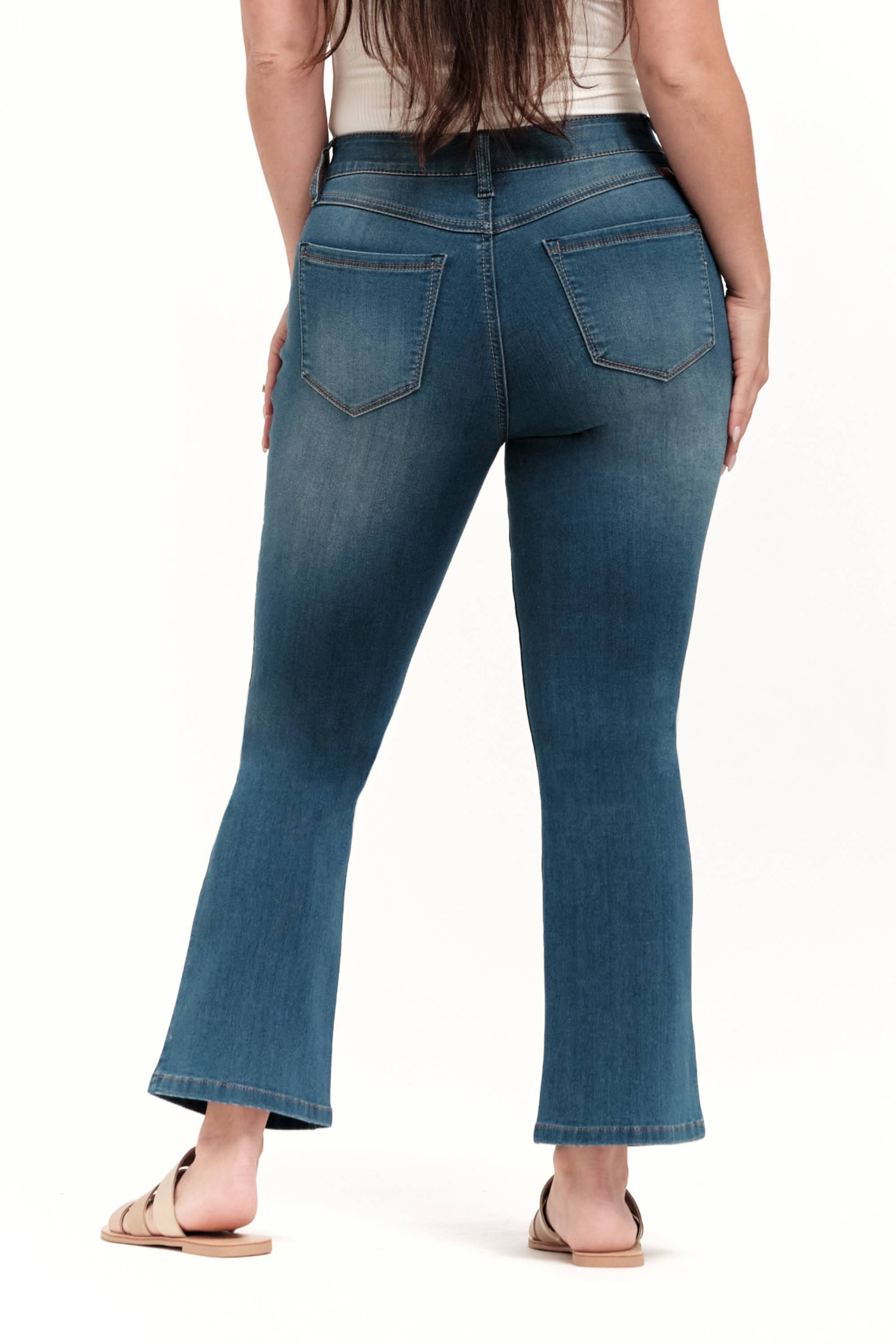 1822 Denim - Wholesale Jeans - Women's - Petite 26" Slim Boot Jean in Baron 1